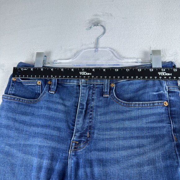 J. Crew 10" High Rise Skinny Jeans Womens Size 28P Medium Wash Denim Blue - Picture 6 of 11